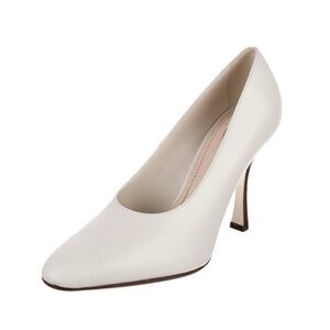 Tod's Women's Creamy white Leather Heels